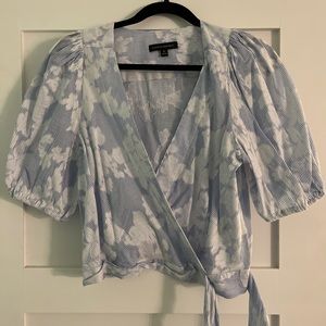 Tie Front Floral Shirt